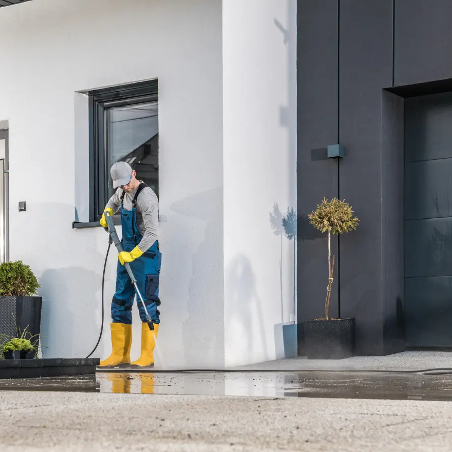 Experience top-quality soft washing service in St. Louis with Kosomax. Our gentle and eco-friendly solution removes dirt, grime, and stains from your property, leaving it looking fresh and renewed. Trust us to provide exceptional results for your home or business with our proven soft washing techniques.